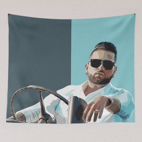 Item preview, Aaran Aujla Cartoon colorful Karan Aujla designed and sold by COLORS STORE.