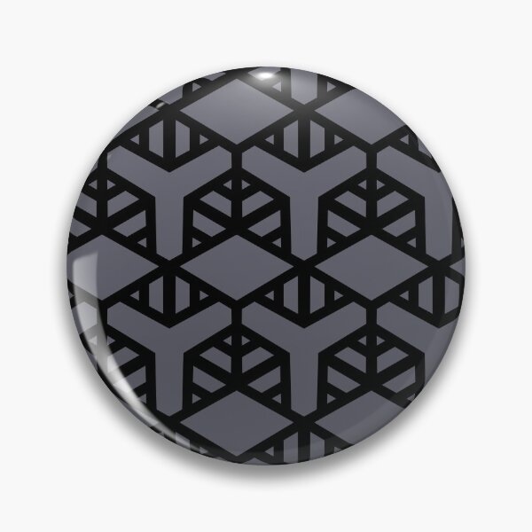 Item preview, Black and Gray Geometric Shape Tile Pattern 2 - Diamond Vogel 2022 Popular Color Blackwater 1320 designed and sold by ColorOfTheYears.