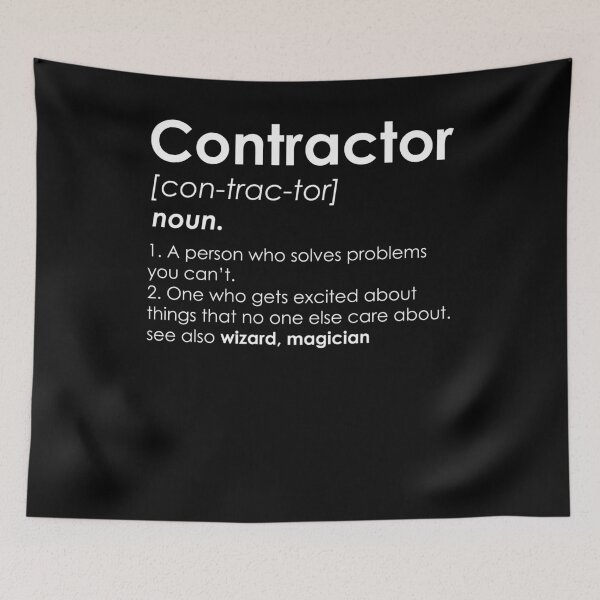 Item preview, Contractor Shirt Funny builder, Handyman, Contractor Gift, Funny Contractor T Shirt, Handyman Gift, Gift for Builder, Contractor Definition designed and sold by aymob.