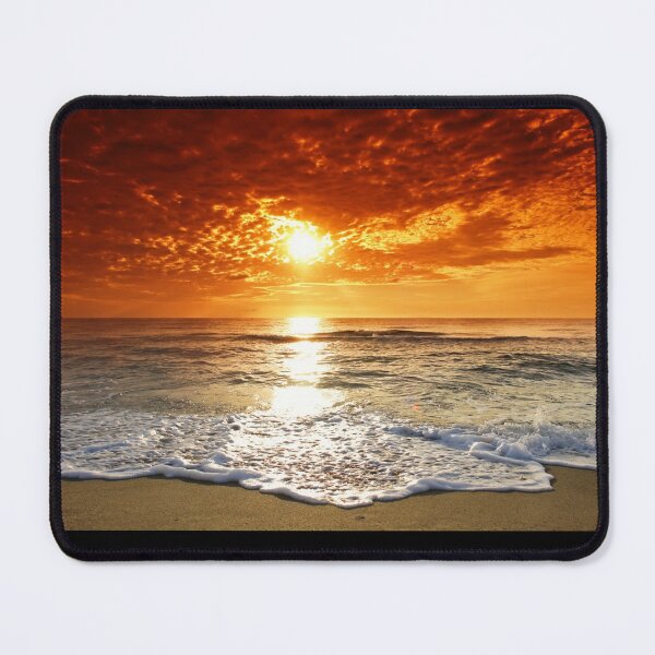 Item preview, Image of Natural Mural with Sea And Clouds designed and sold by smokeshop1.
