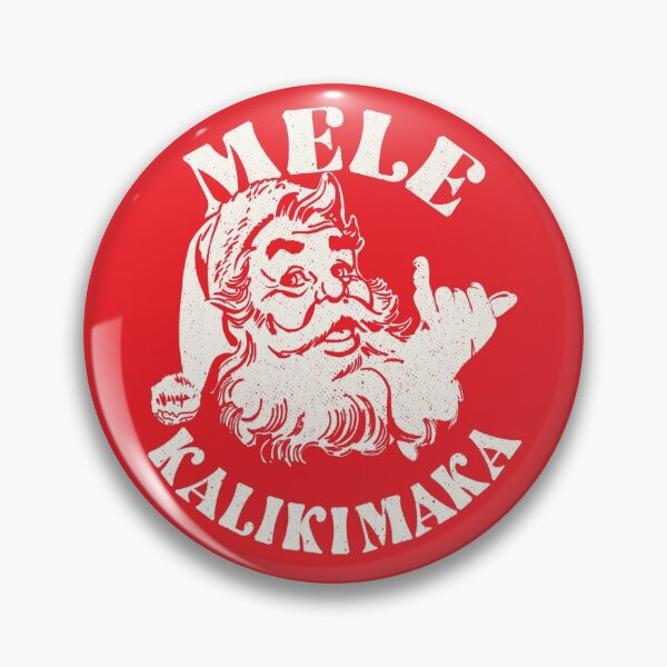 Item preview, Retro Christmas Mele Kalikimaka Santa Claus Shaka Hawaii Tee designed and sold by GraphifyArt.