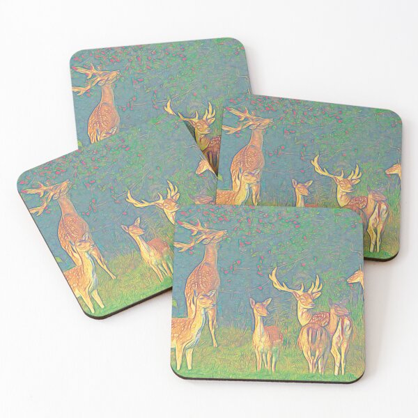 Item preview, Deer pack in the forest. designed and sold by Ingrid Hütten.