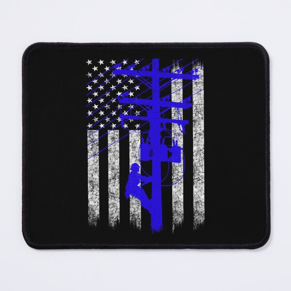 Item preview, Silhouette American Flag Lineman Pullover Hoodie designed and sold by HopkinsIngram.