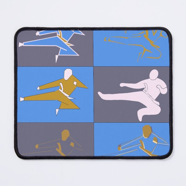 Item preview, Karate pop art style blue - LBC designed and sold by lisabcreations.