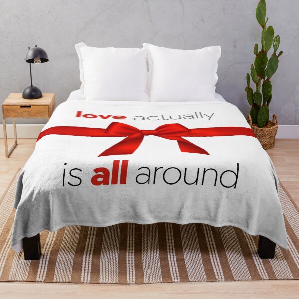 Item preview, Love Actually is All Around - Movie Quote designed and sold by DesignByLeo.