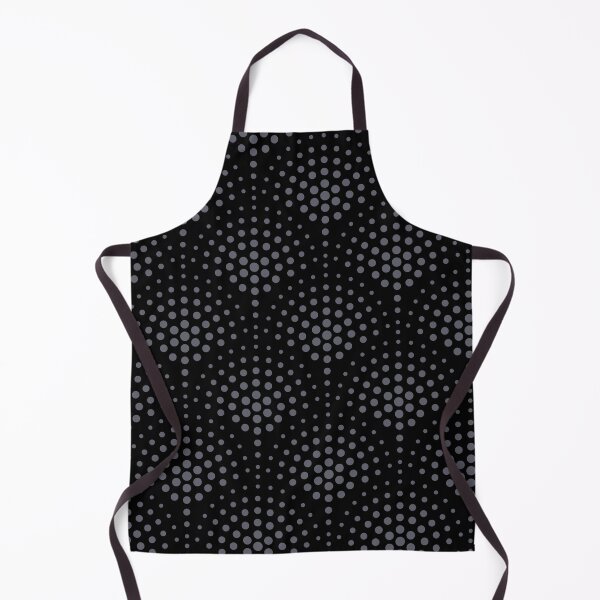 Item preview, Black and Dark Gray Polka Dot Scallop Pattern - Diamond Vogel 2022 Popular Color Blackwater 1320 designed and sold by ColorOfTheYears.