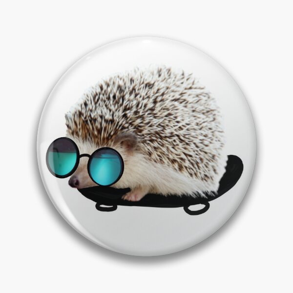 Item preview, Cool white hedgehog designed and sold by vibeno1.