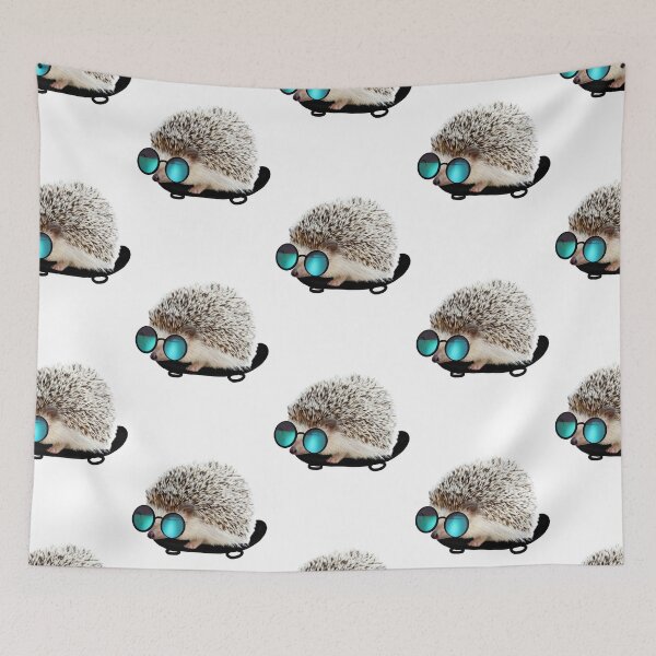 Item preview, Cool white hedgehog designed and sold by vibeno1.