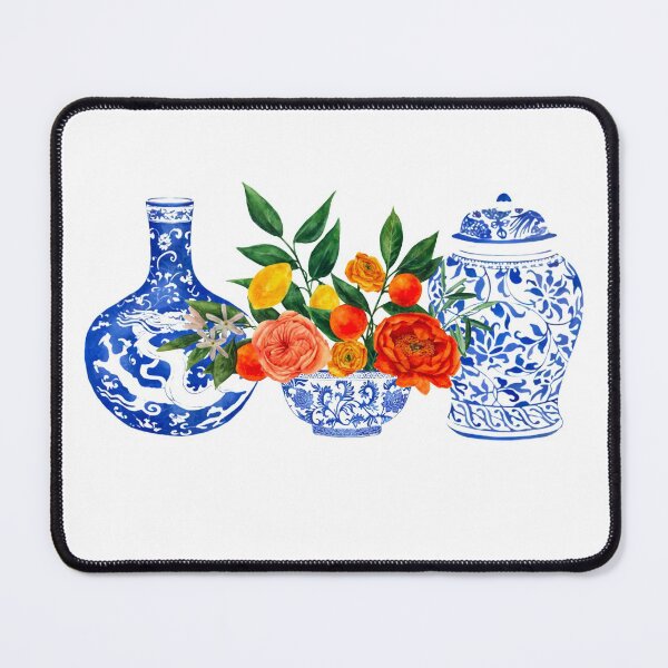 Item preview, Chinoiserie Ginger jar Blue White  designed and sold by Yunihadi.