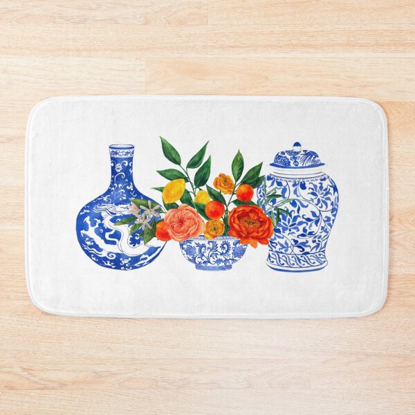 Item preview, Chinoiserie Ginger jar Blue White  designed and sold by Yunihadi.