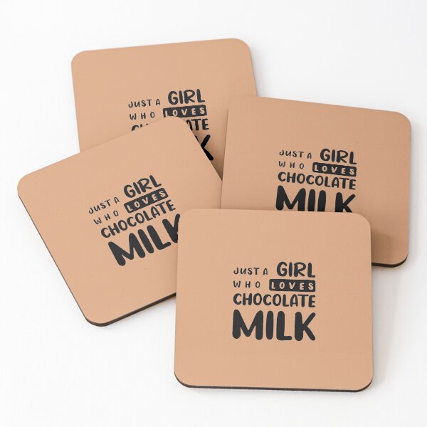 Item preview, Just A Girl Who Loves Chocolate Milk designed and sold by ArteSilenziosa.
