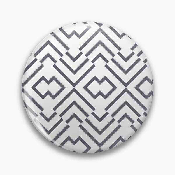 Item preview, Gray and White Abstract Art Deco Shape Pattern - Diamond Vogel 2022 Popular Color Blackwater 1320 designed and sold by ColorOfTheYears.