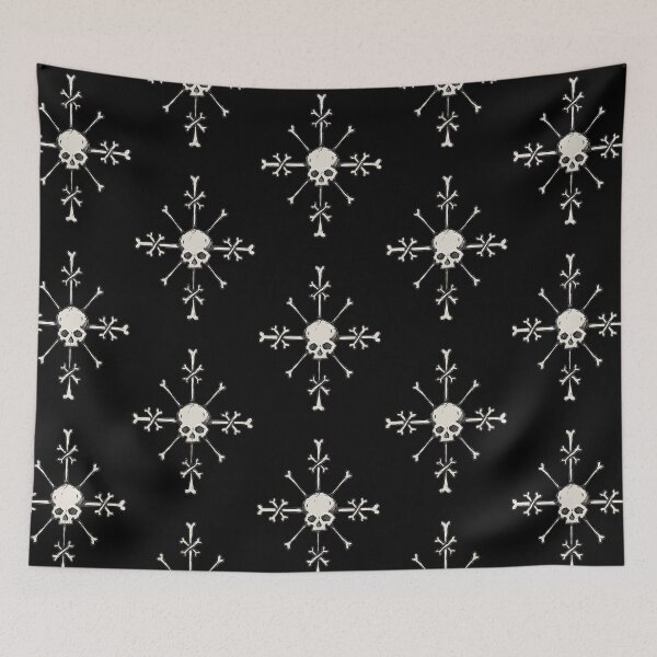 Item preview, SkullFlake Black designed and sold by Delightfully Morose.