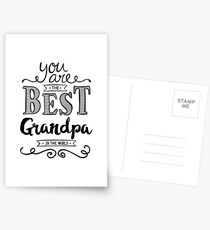 You are the best Grandpa in the World Postcards