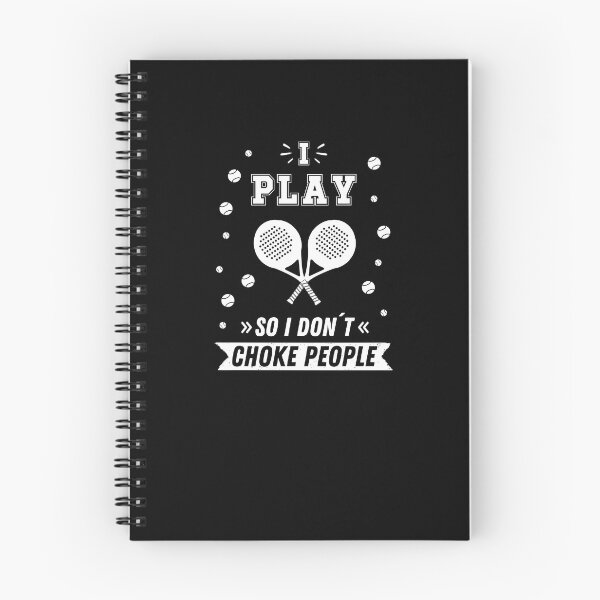 Item preview, I Play So I Don´t Choke People Funny Padel Tennis  designed and sold by FunSilly.