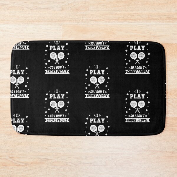 Item preview, I Play So I Don´t Choke People Funny Padel Tennis  designed and sold by FunSilly.
