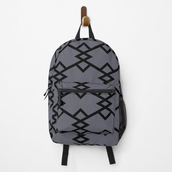 Item preview, Black and Dark Gray Tessellation Line Pattern 22 - Diamond Vogel 2022 Popular Color Blackwater 1320 designed and sold by ColorOfTheYears.