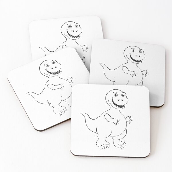 Item preview, Color Your Own T-Rex designed and sold by GrandpaH.