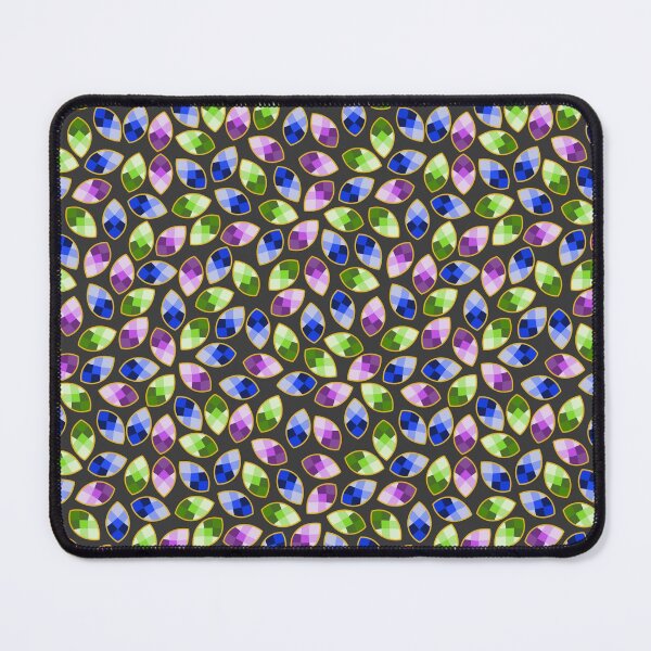 Item preview, Colorful sparkling diamonds on dark background designed and sold by Kasandraw.