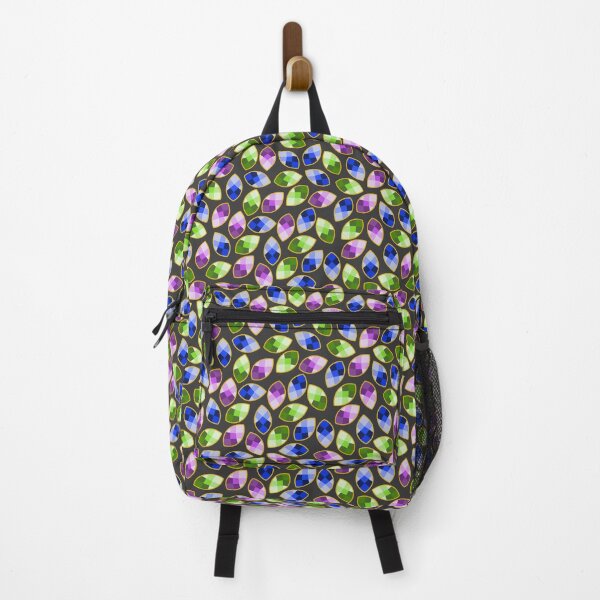 Item preview, Colorful sparkling diamonds on dark background designed and sold by Kasandraw.
