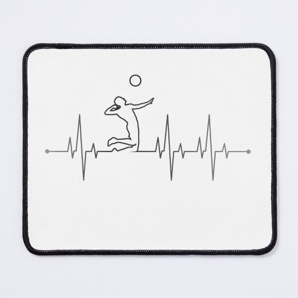 Item preview, Volleyball Player Heartbeat designed and sold by goodspy.