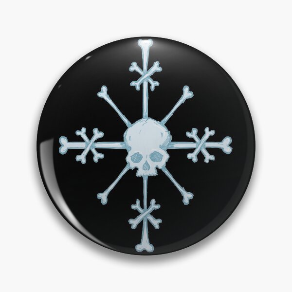 Item preview, SkullFlake Blue designed and sold by Delightfully Morose.