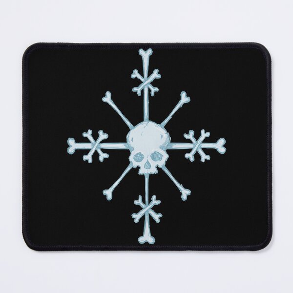 Item preview, SkullFlake Blue designed and sold by Delightfully Morose.