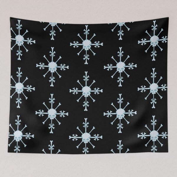 Item preview, SkullFlake Blue designed and sold by Delightfully Morose.