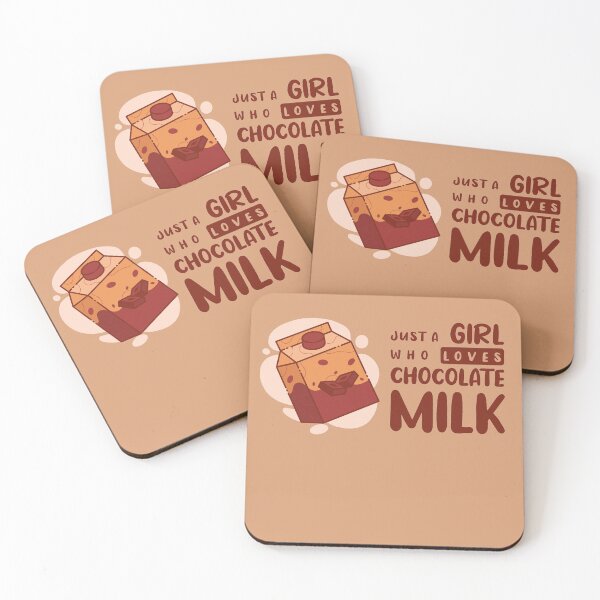 Item preview, Just A Girl Who Loves Chocolate Milk designed and sold by ArteSilenziosa.