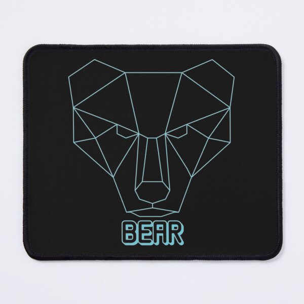 Item preview, geometric bear designed and sold by capotees.