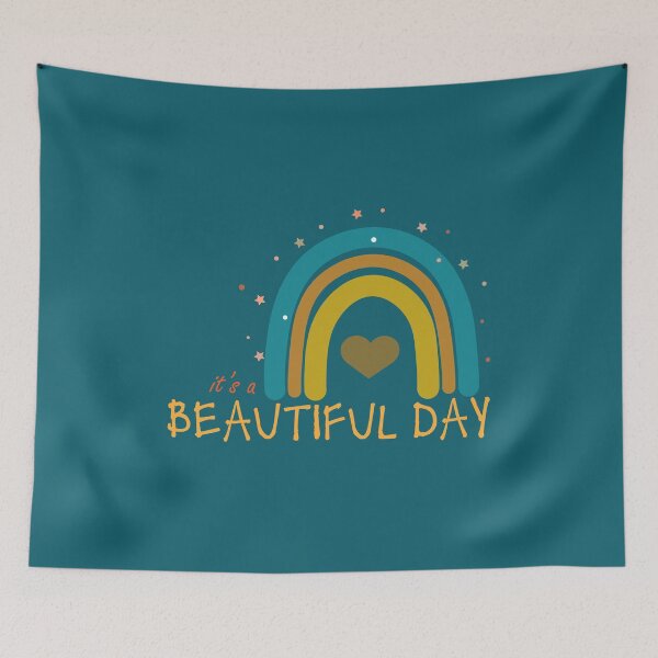 Item preview, it's a Beautiful Day - rainbow  designed and sold by Mylecm.