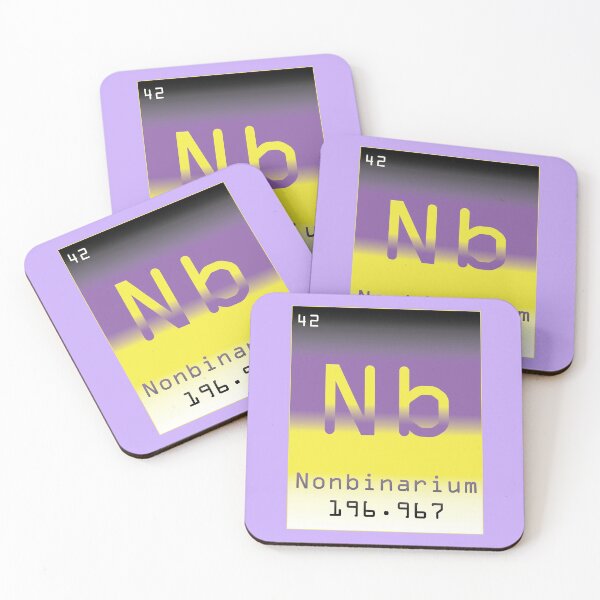 Item preview, Nonbinarium - Nonbinary Periodic Element designed and sold by Lori P.