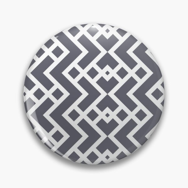 Item preview, Dark Gray and White Tessellation Line Pattern 25 - Diamond Vogel 2022 Popular Color Blackwater 1320 designed and sold by ColorOfTheYears.