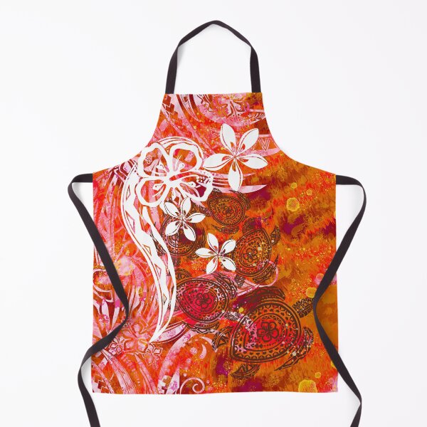Aperçu de l'œuvre Hawaïen - Samoan - Polynésien Lava Ocean Honu Tribal créée et vendue par sunnthreads.