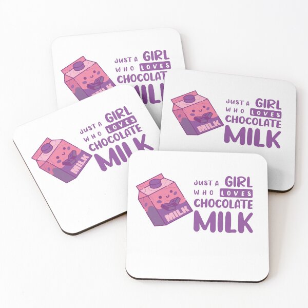 Item preview, Just A Girl Who Loves Chocolate Milk designed and sold by ArteSilenziosa.