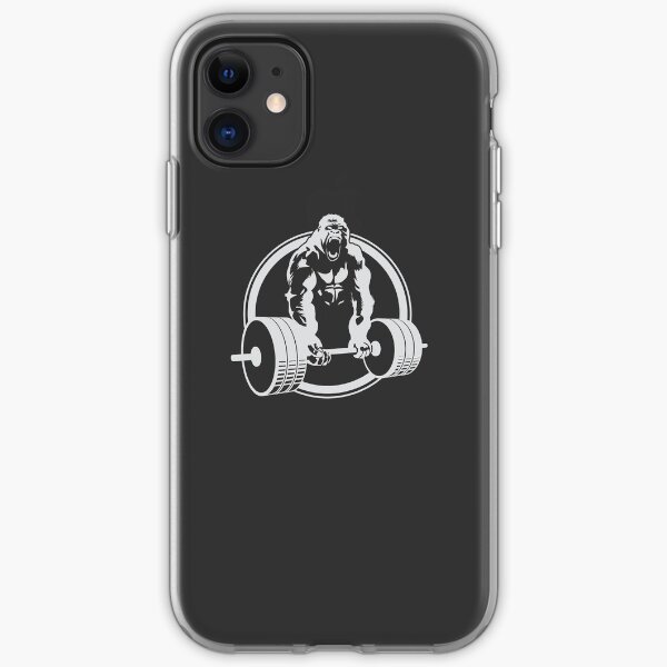 Gorilla Lifting Fitness Gym Tee iPhone Soft Case