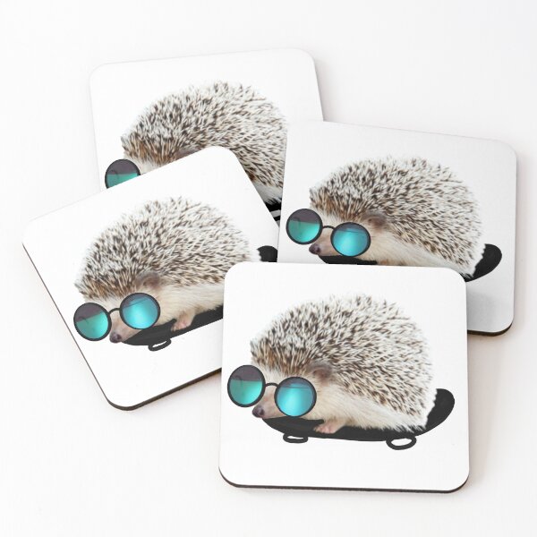 Item preview, Cool white hedgehog designed and sold by vibeno1.
