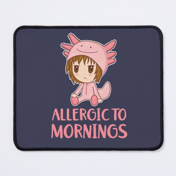 Item preview, Allergic to Mornings Cute Chibi Axolotl Costume designed and sold by GrimButterfly.