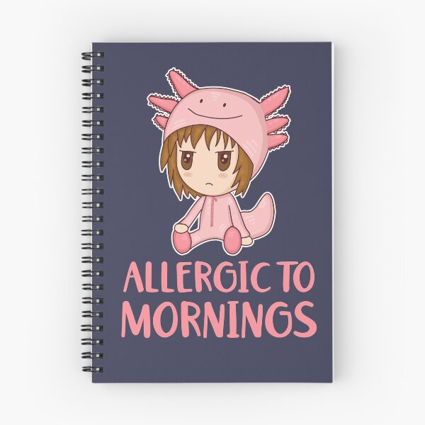 Item preview, Allergic to Mornings Cute Chibi Axolotl Costume designed and sold by GrimButterfly.