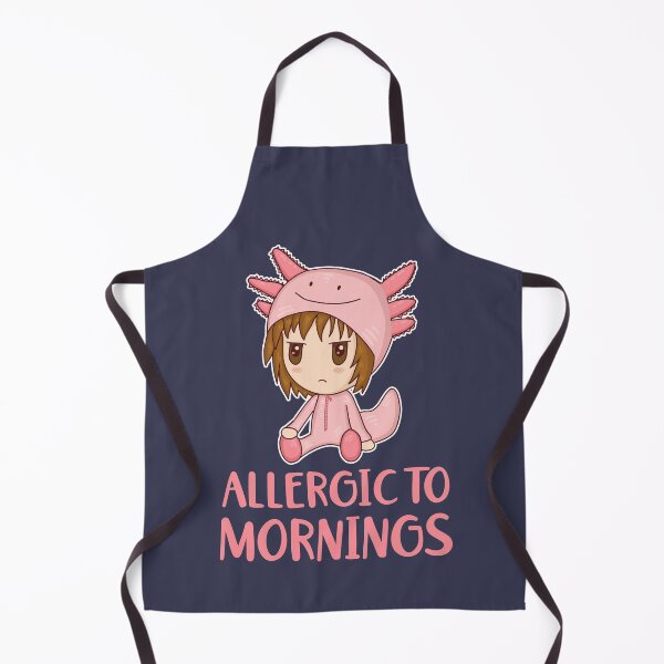 Item preview, Allergic to Mornings Cute Chibi Axolotl Costume designed and sold by GrimButterfly.