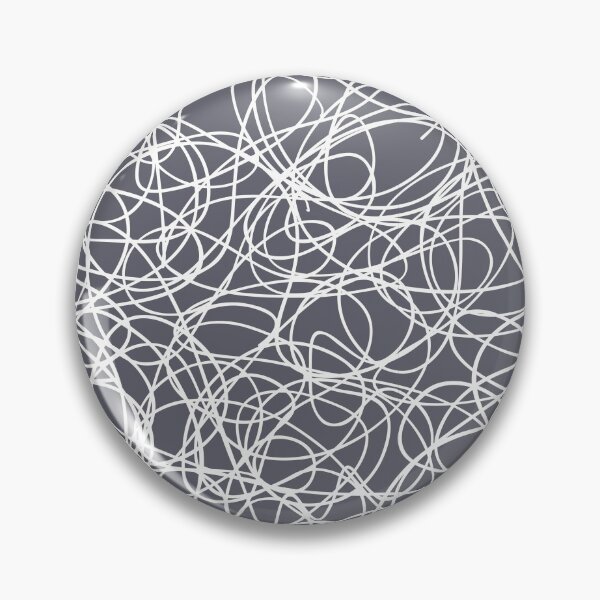 Item preview, Dark Gray and White Thick Scribble Mosaic Pattern - Diamond Vogel 2022 Popular Color Blackwater 1320 designed and sold by ColorOfTheYears.