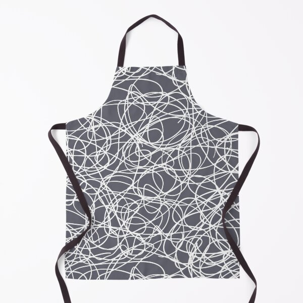 Item preview, Dark Gray and White Thick Scribble Mosaic Pattern - Diamond Vogel 2022 Popular Color Blackwater 1320 designed and sold by ColorOfTheYears.