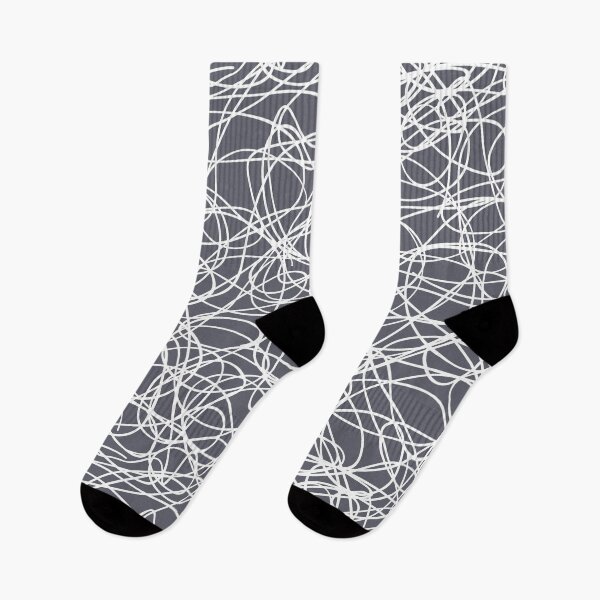 Item preview, Dark Gray and White Thick Scribble Mosaic Pattern - Diamond Vogel 2022 Popular Color Blackwater 1320 designed and sold by ColorOfTheYears.