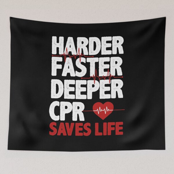 Item preview, Harder Faster Deeper CPR Saves Lives CPR Saves Life designed and sold by GoZayaan.