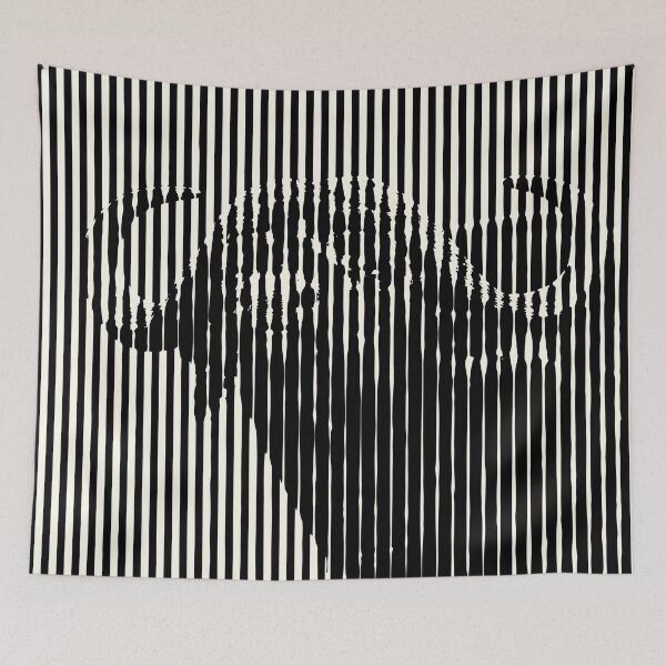 Item preview, Buffalo Bull Close-up Anamorphic Pop Art designed and sold by Scotch Macaskill.