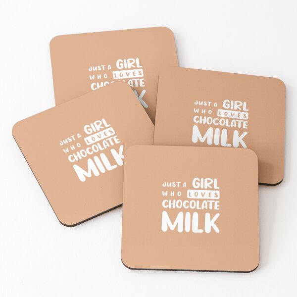 Item preview, Just A Girl Who Loves Chocolate Milk designed and sold by ArteSilenziosa.