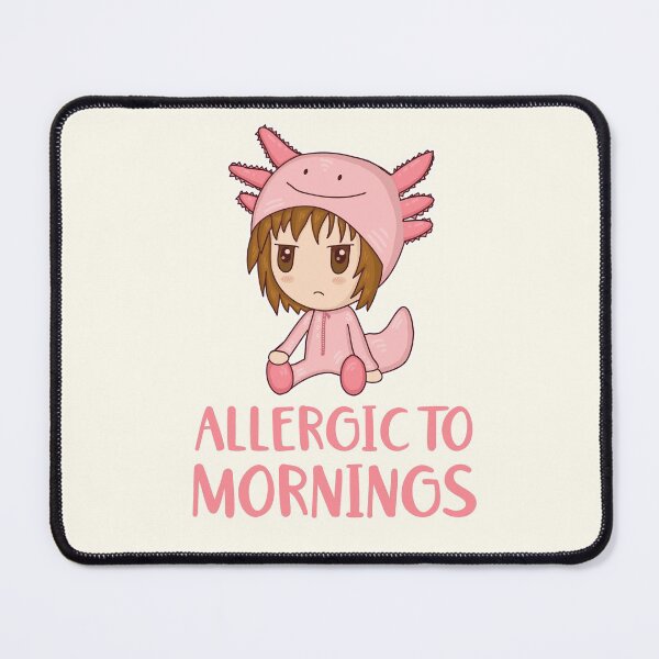 Item preview, Allergic to Mornings Cute Chibi Axolotl Costume designed and sold by GrimButterfly.