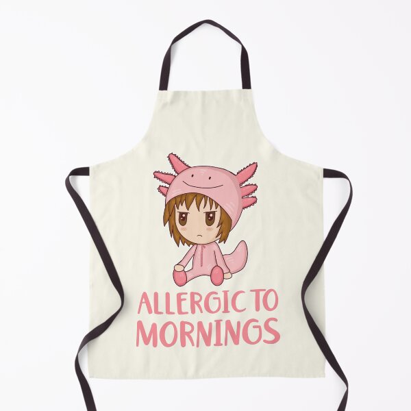Item preview, Allergic to Mornings Cute Chibi Axolotl Costume designed and sold by GrimButterfly.