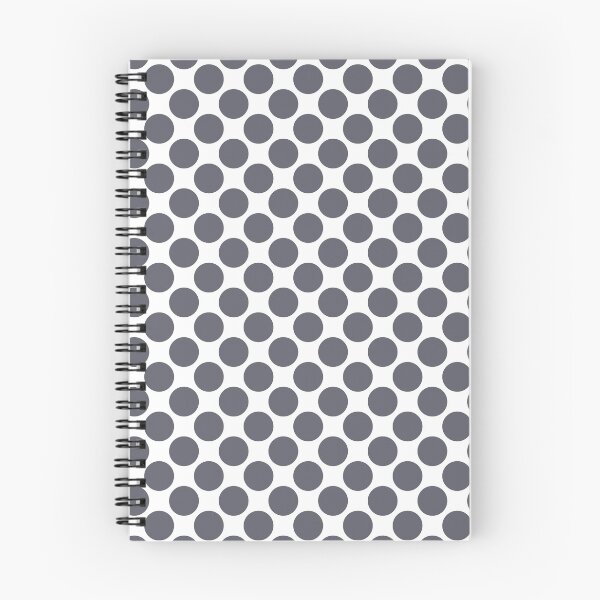 Item preview, Gray and White Uniform Large Polka Dot Pattern - Diamond Vogel 2022 Popular Color Blackwater 1320 designed and sold by ColorOfTheYears.