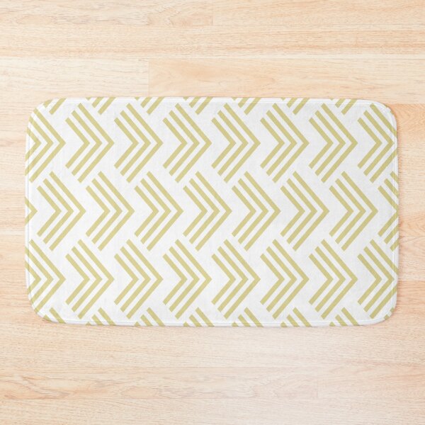 Item preview, Yellow and White Chevron Rhombus Arrow Pattern - Diamond Vogel 2022 Popular Color Fire Dance 0799 designed and sold by ColorOfTheYears.